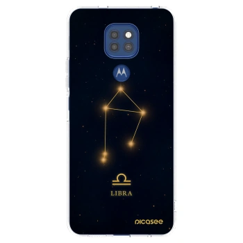 Picasee silikonski prozorni ovitek za Motorola Moto G9 Play - LIBRA