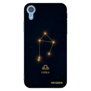 Picasee silikonski prozorni ovitek za Apple iPhone XR - LIBRA