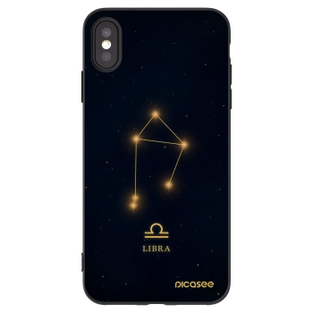 Picasee silikonski črni ovitek za Apple iPhone XS Max - LIBRA