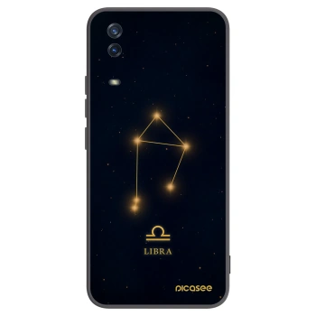 Picasee silikonski črni ovitek za Vivo Y11s - LIBRA