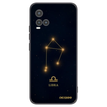 Picasee silikonski črni ovitek za Vivo Y33s - LIBRA