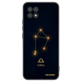 Picasee silikonski črni ovitek za Realme 8i - LIBRA