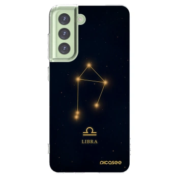 Picasee silikonski prozorni ovitek za Samsung Galaxy S21 FE 5G - LIBRA