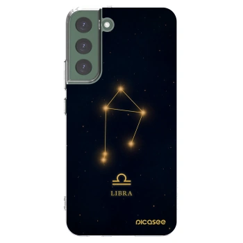 Picasee silikonski prozorni ovitek za Samsung Galaxy S22+ 5G - LIBRA