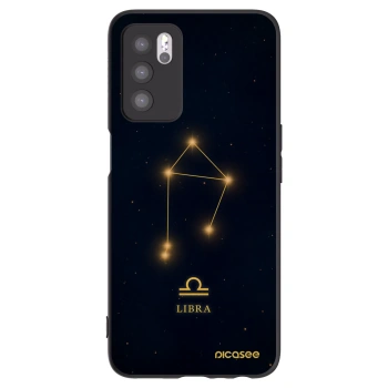 Picasee silikonski črni ovitek za OPPO A16s - LIBRA