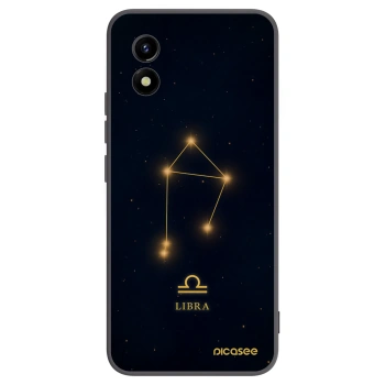 Picasee silikonski črni ovitek za Vivo Y01 - LIBRA