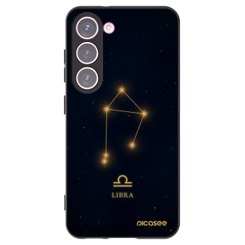 Picasee silikonski črni ovitek za Samsung Galaxy S23 5G - LIBRA