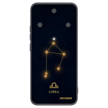 Picasee silikonski črni ovitek za Honor Magic5 Lite 5G - LIBRA