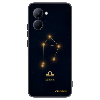 Picasee silikonski črni ovitek za Realme C33 (2023) - LIBRA