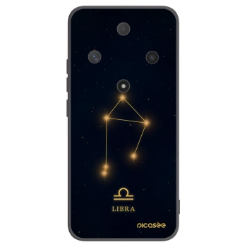 Picasee silikonski črni ovitek za Honor Magic6 Lite 5G - LIBRA