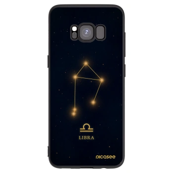 Picasee silikonski črni ovitek za Samsung Galaxy S8 G950F - LIBRA