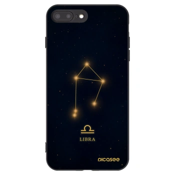 Picasee silikonski črni ovitek za Apple iPhone 8 Plus - LIBRA