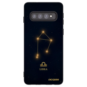 Picasee silikonski črni ovitek za Samsung Galaxy S10 G973 - LIBRA