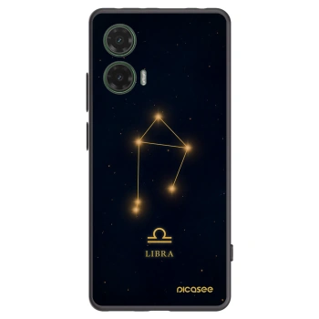Picasee silikonski črni ovitek za Motorola Moto G35 5G - LIBRA