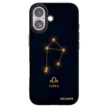 Picasee silikonski črni ovitek za Apple iPhone 17 - LIBRA