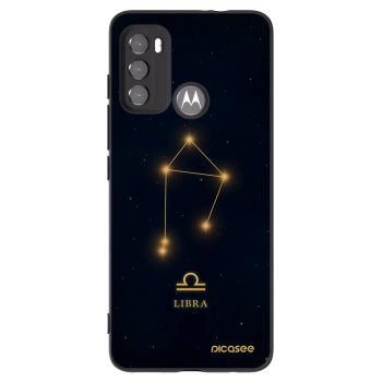 Picasee silikonski črni ovitek za Motorola Edge 60 5G - LIBRA