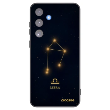 Picasee silikonski črni ovitek za Samsung Galaxy S25 FE 5G - LIBRA