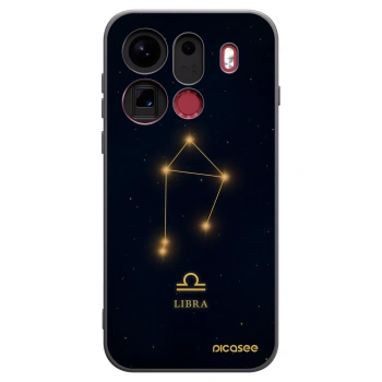 Picasee silikonski črni ovitek za OPPO Find X9 Pro - LIBRA