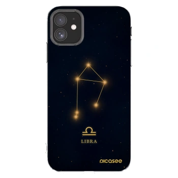Picasee silikonski prozorni ovitek za Apple iPhone 11 - LIBRA