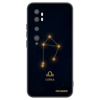 Picasee silikonski črni ovitek za Xiaomi Mi Note 10 (Pro) - LIBRA