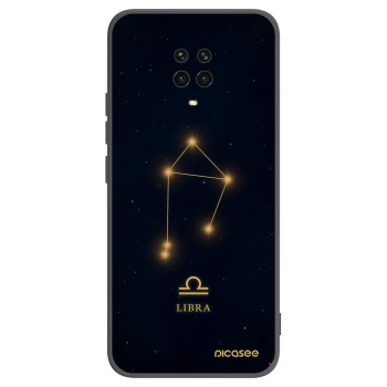 Picasee silikonski črni ovitek za Xiaomi Redmi Note 9 Pro - LIBRA