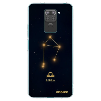 Picasee silikonski črni ovitek za Xiaomi Redmi Note 9 - LIBRA