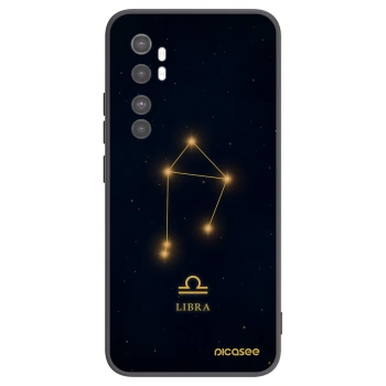 Picasee silikonski črni ovitek za Xiaomi Mi Note 10 Lite - LIBRA