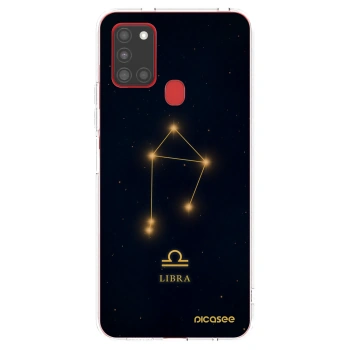 Picasee silikonski prozorni ovitek za Samsung Galaxy A21s - LIBRA