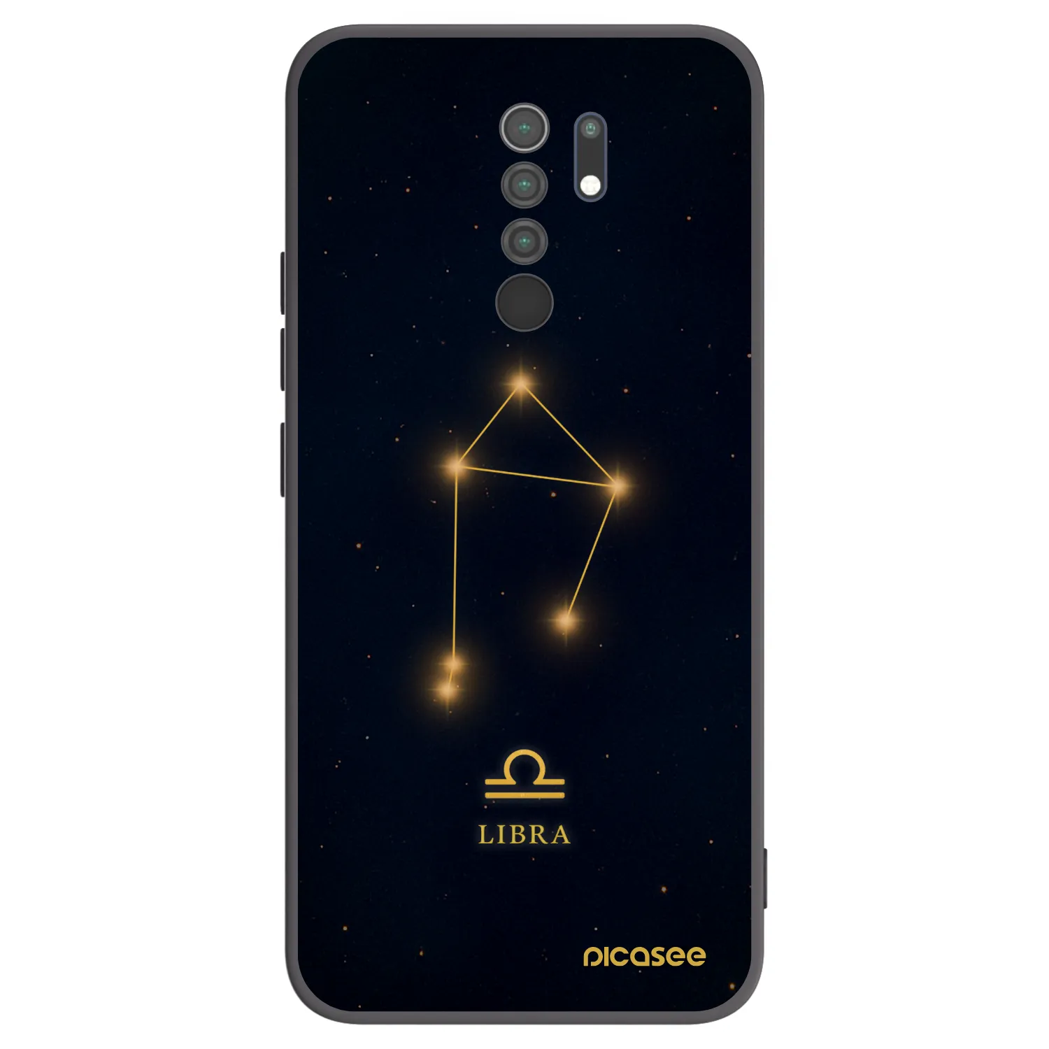 Picasee silikonski črni ovitek za Xiaomi Redmi 9 - LIBRA