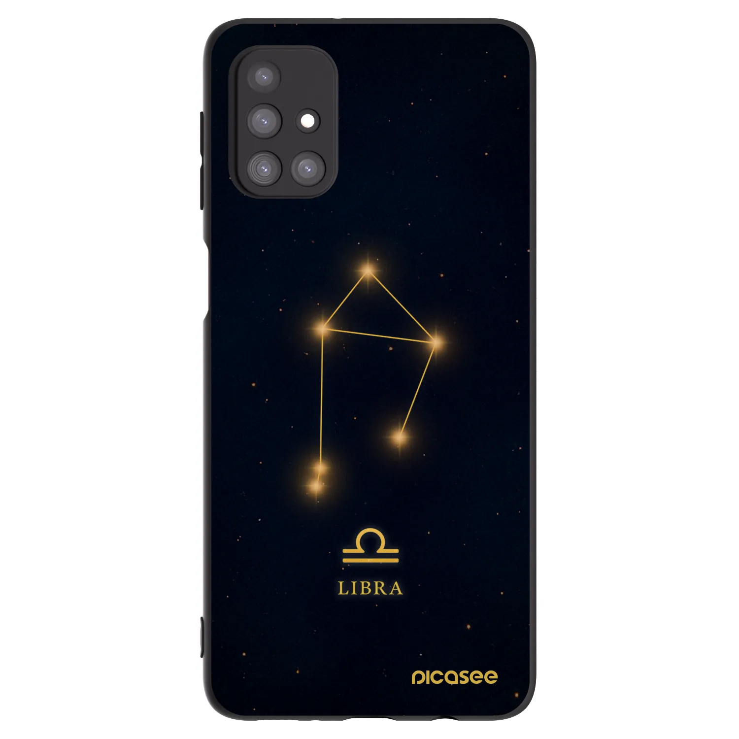 Picasee silikonski črni ovitek za Samsung Galaxy M31s - LIBRA
