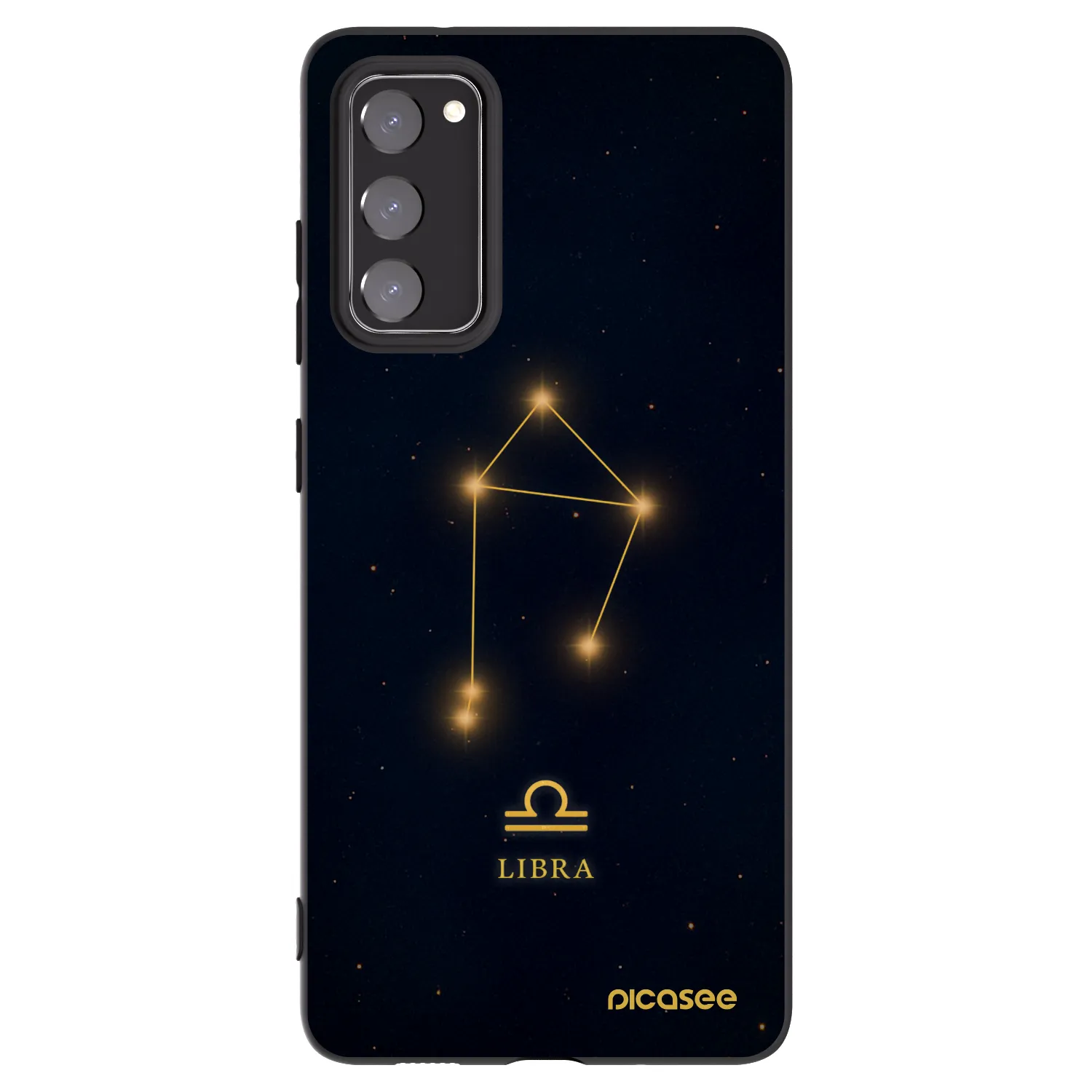 Picasee silikonski črni ovitek za Samsung Galaxy S20 FE - LIBRA