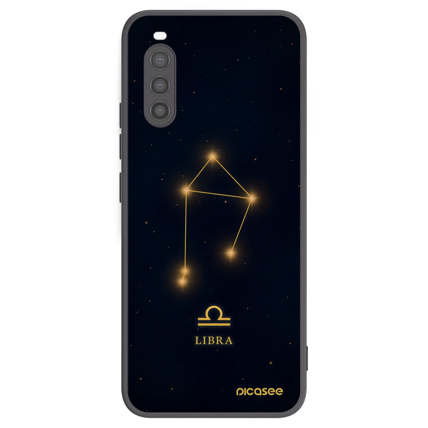 Picasee silikonski črni ovitek za Sony Xperia 10 II - LIBRA