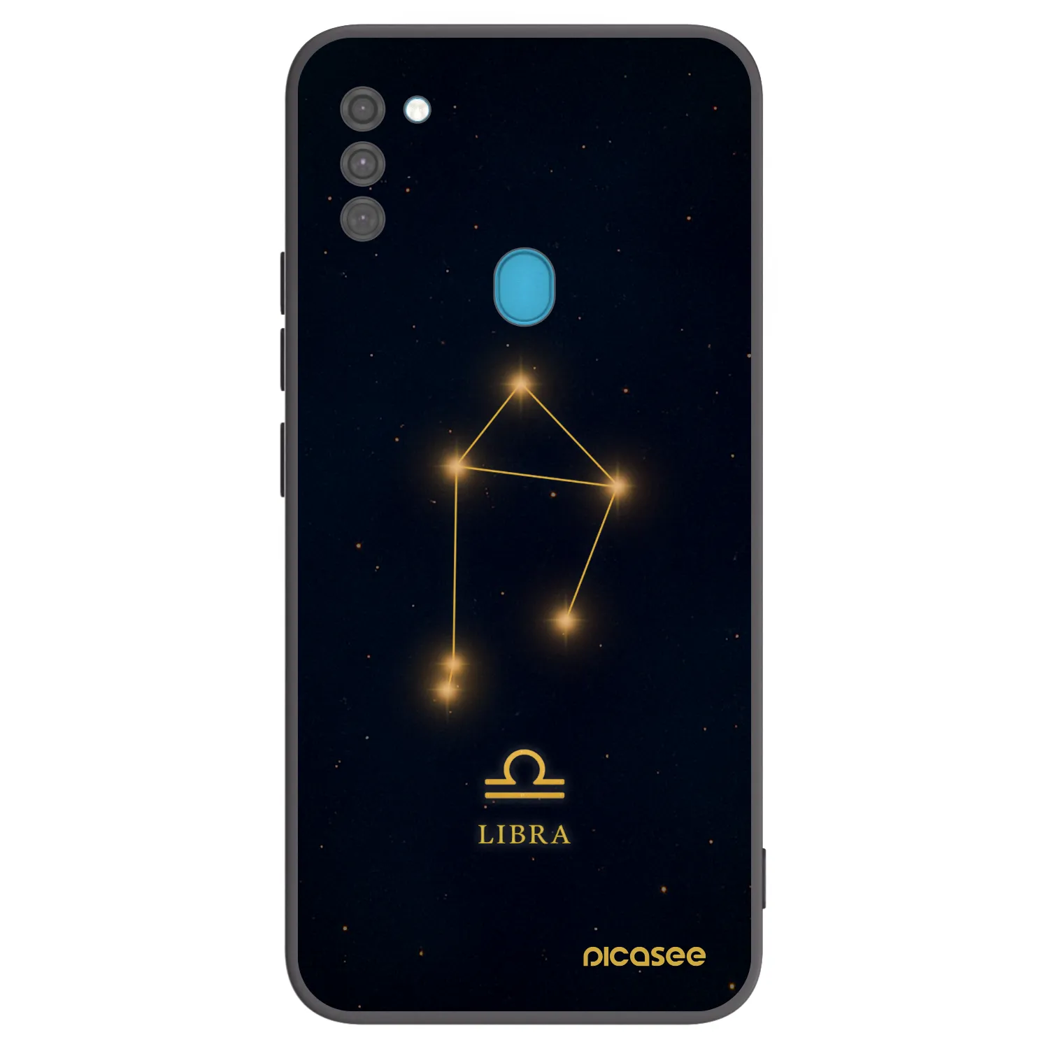 Picasee silikonski črni ovitek za Samsung Galaxy M11 - LIBRA