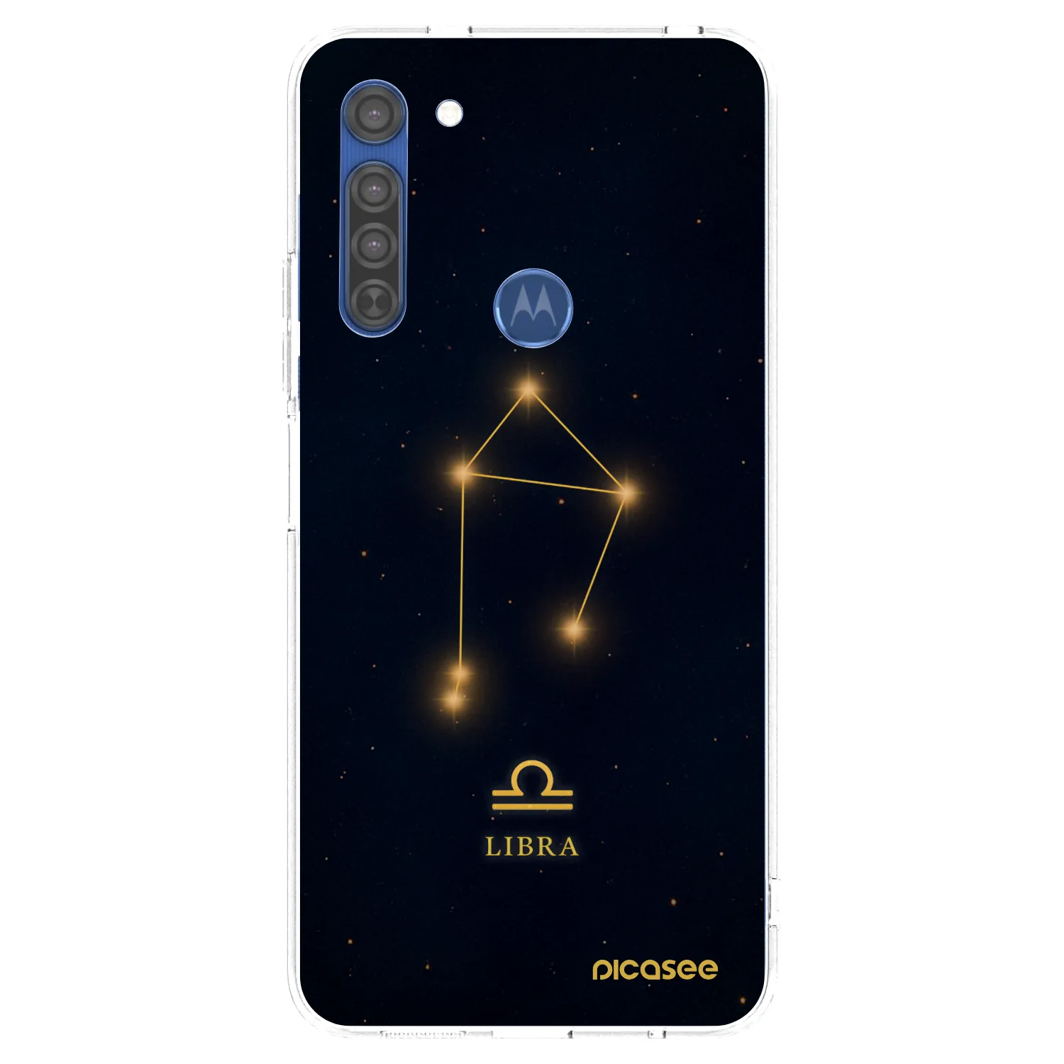 Picasee silikonski prozorni ovitek za Motorola Moto G8 - LIBRA