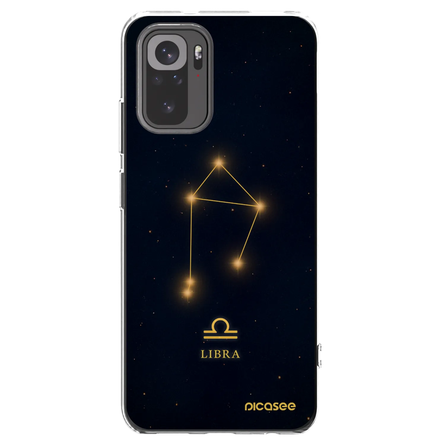 Picasee silikonski prozorni ovitek za Xiaomi Redmi Note 10S - LIBRA