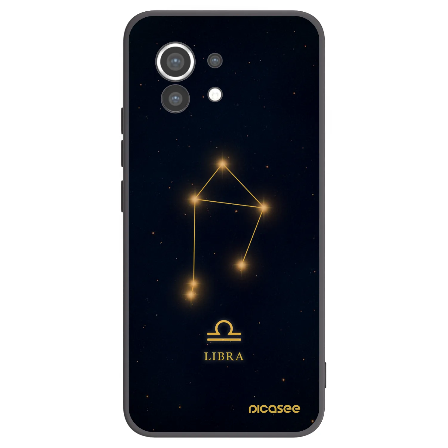 Picasee silikonski črni ovitek za Xiaomi Mi 11 - LIBRA