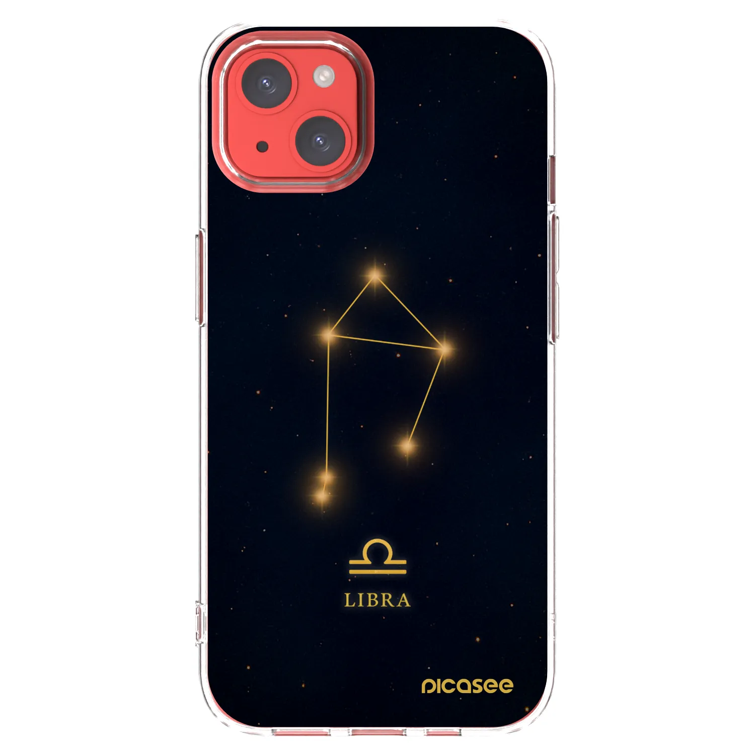 Picasee silikonski prozorni ovitek za Apple iPhone 13 - LIBRA