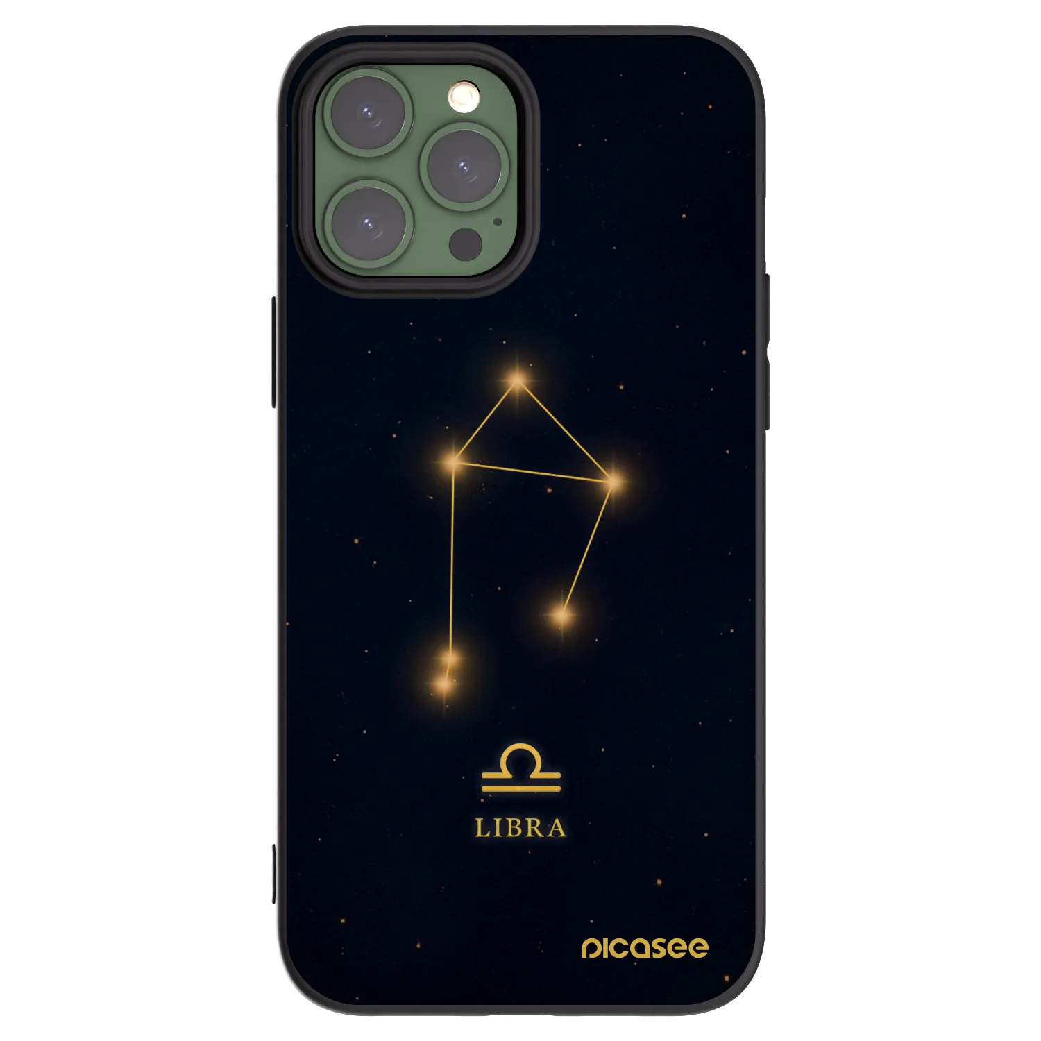 Picasee silikonski črni ovitek za Apple iPhone 13 Pro Max - LIBRA