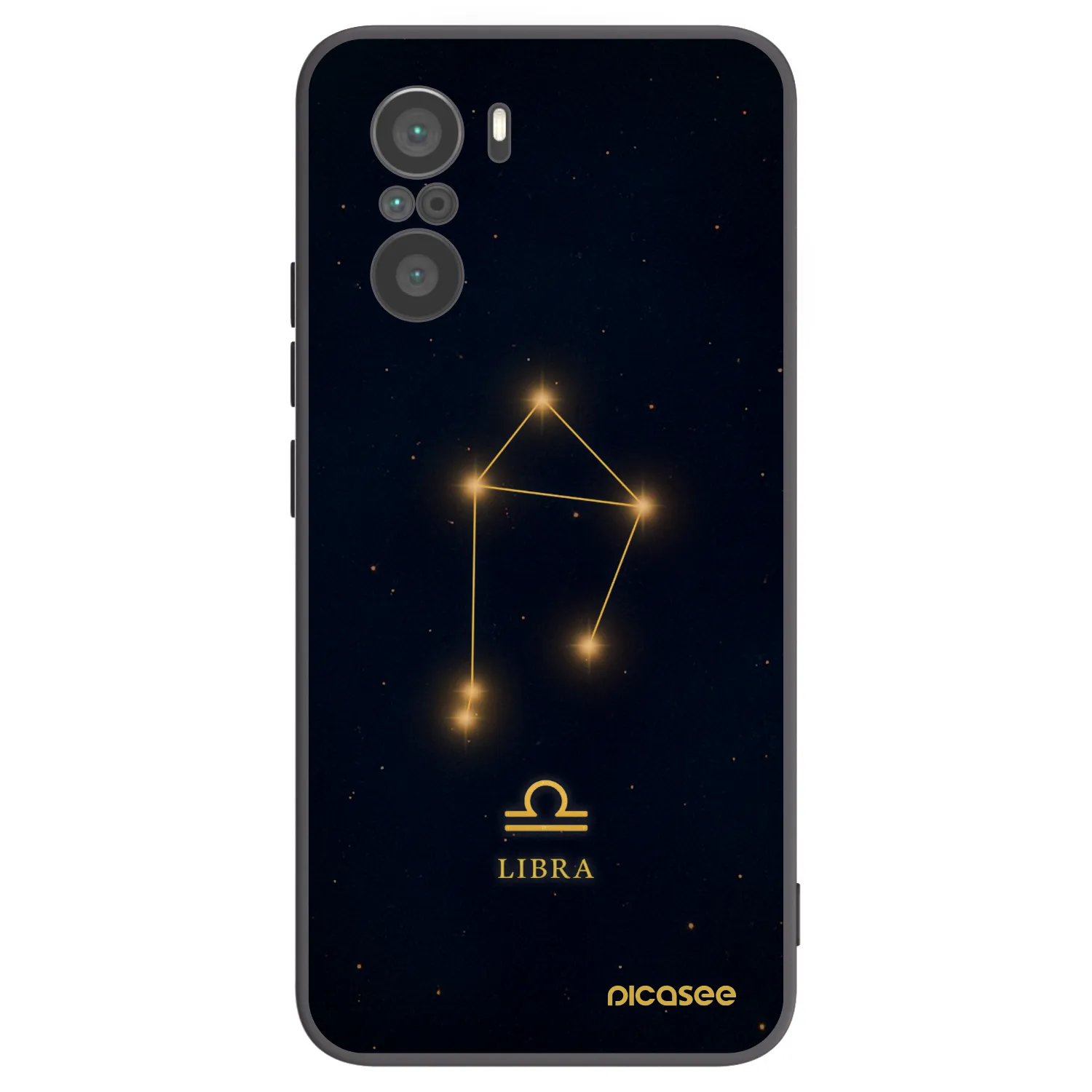 Picasee silikonski črni ovitek za Xiaomi Poco F3 - LIBRA