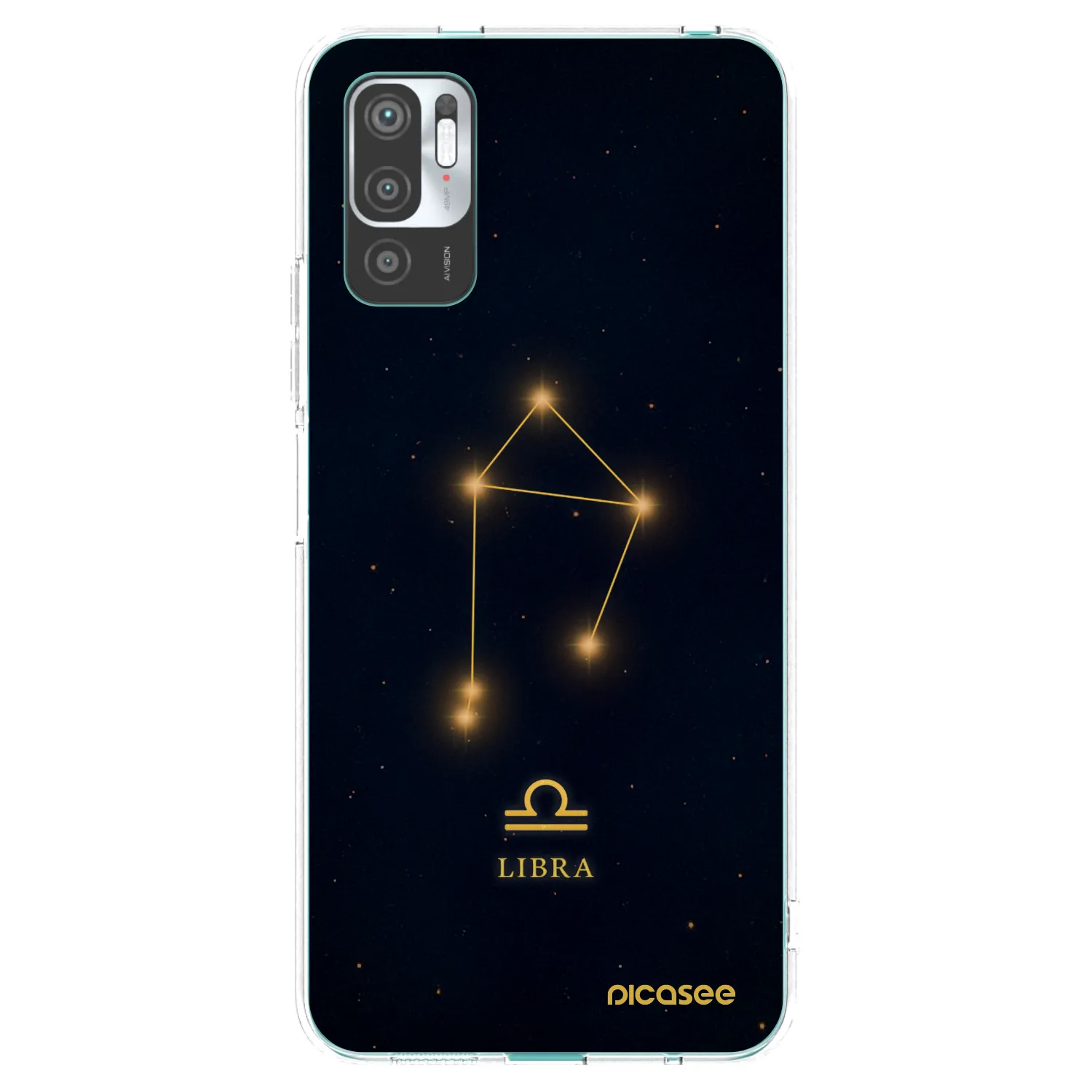 Picasee silikonski prozorni ovitek za Xiaomi Redmi Note 10 5G - LIBRA