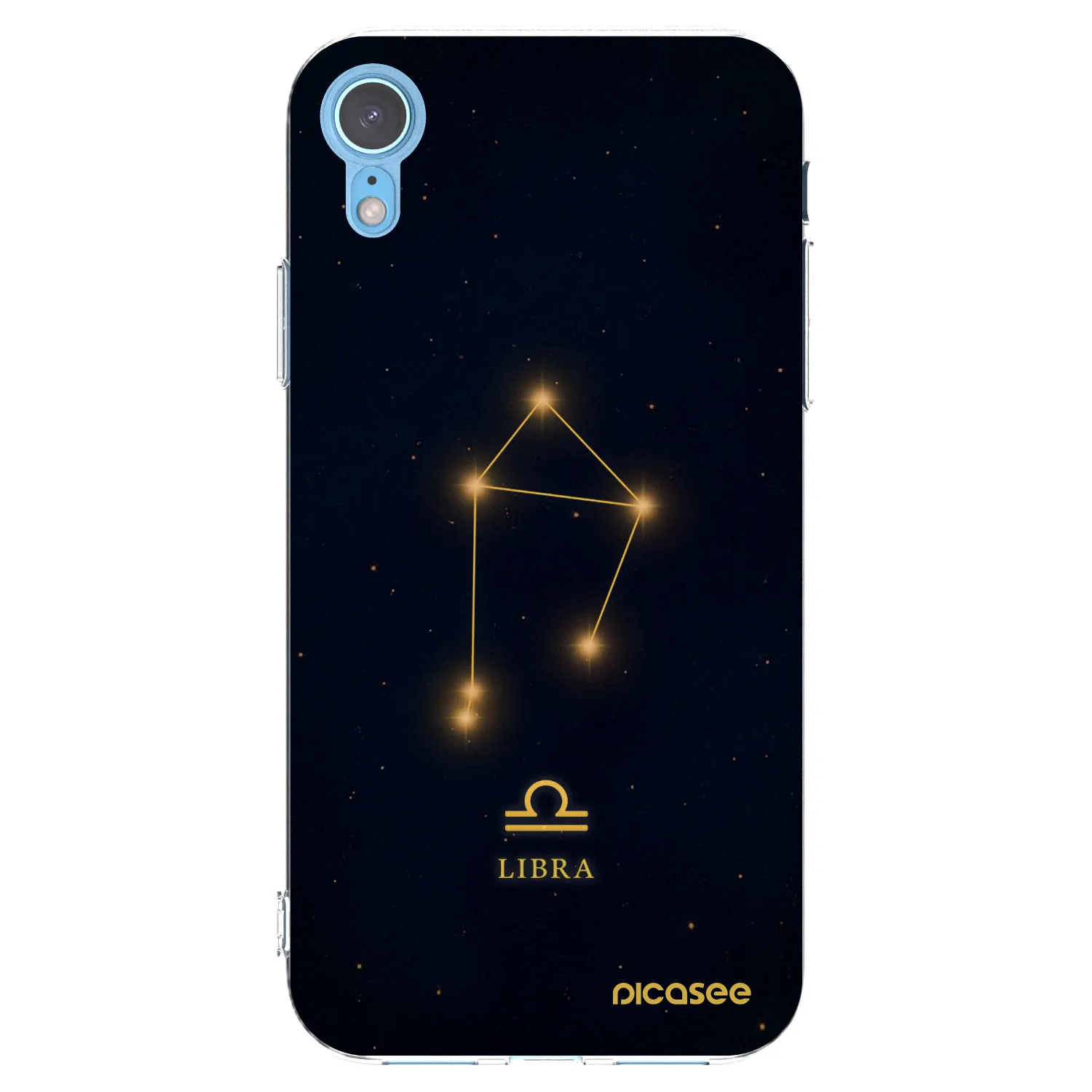 Picasee silikonski prozorni ovitek za Apple iPhone XR - LIBRA