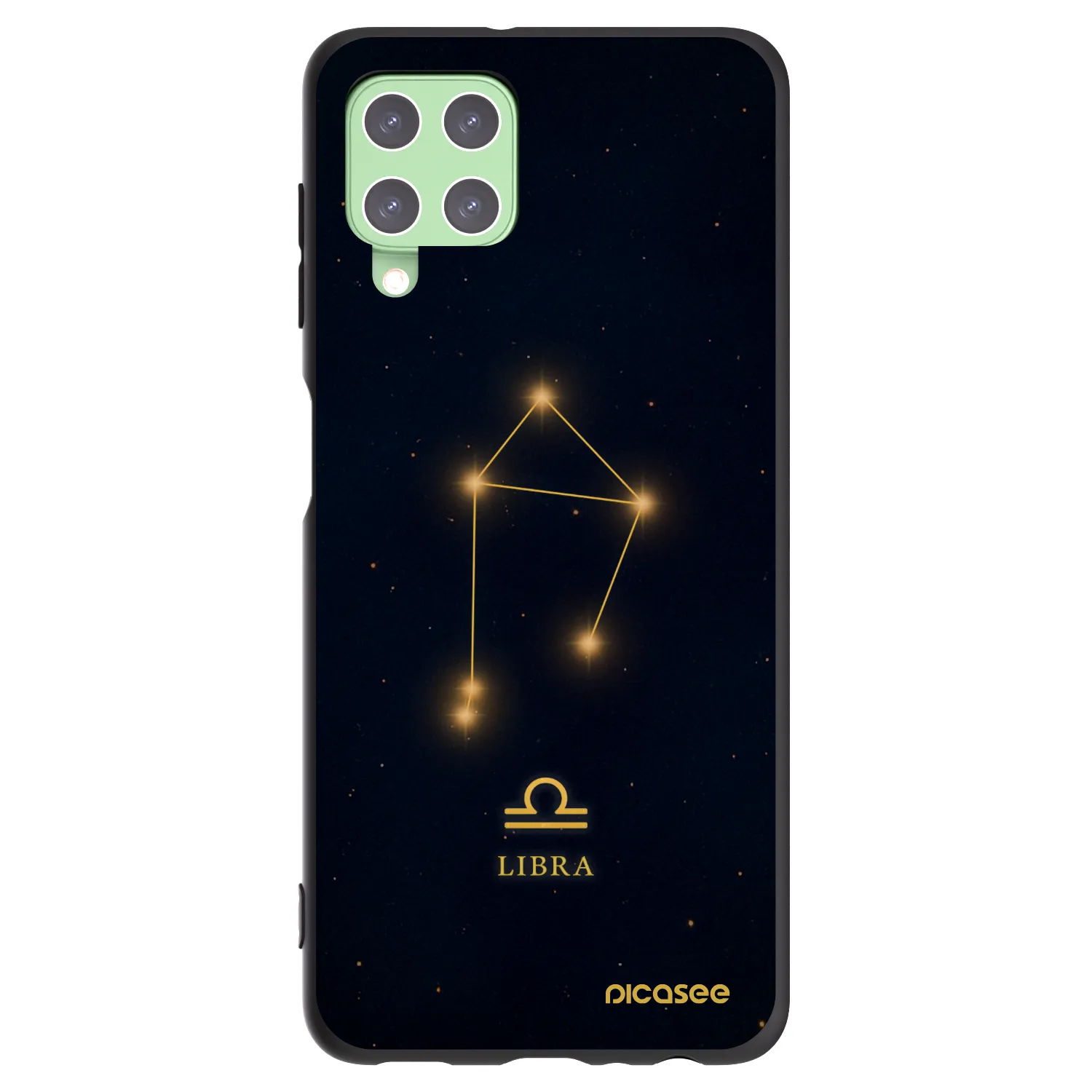 Picasee silikonski črni ovitek za Samsung Galaxy A22 A225F 4G - LIBRA