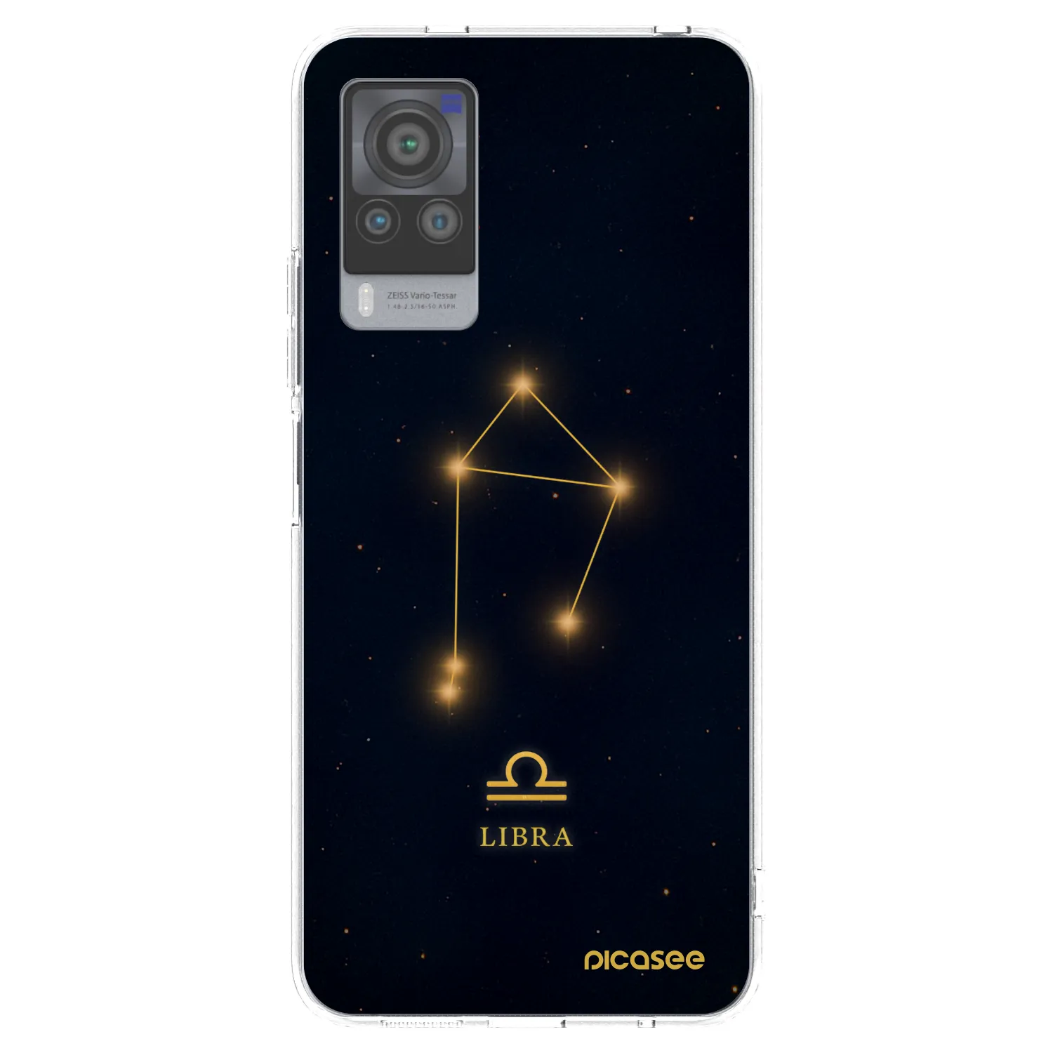 Picasee silikonski prozorni ovitek za Vivo X60 Pro 5G - LIBRA