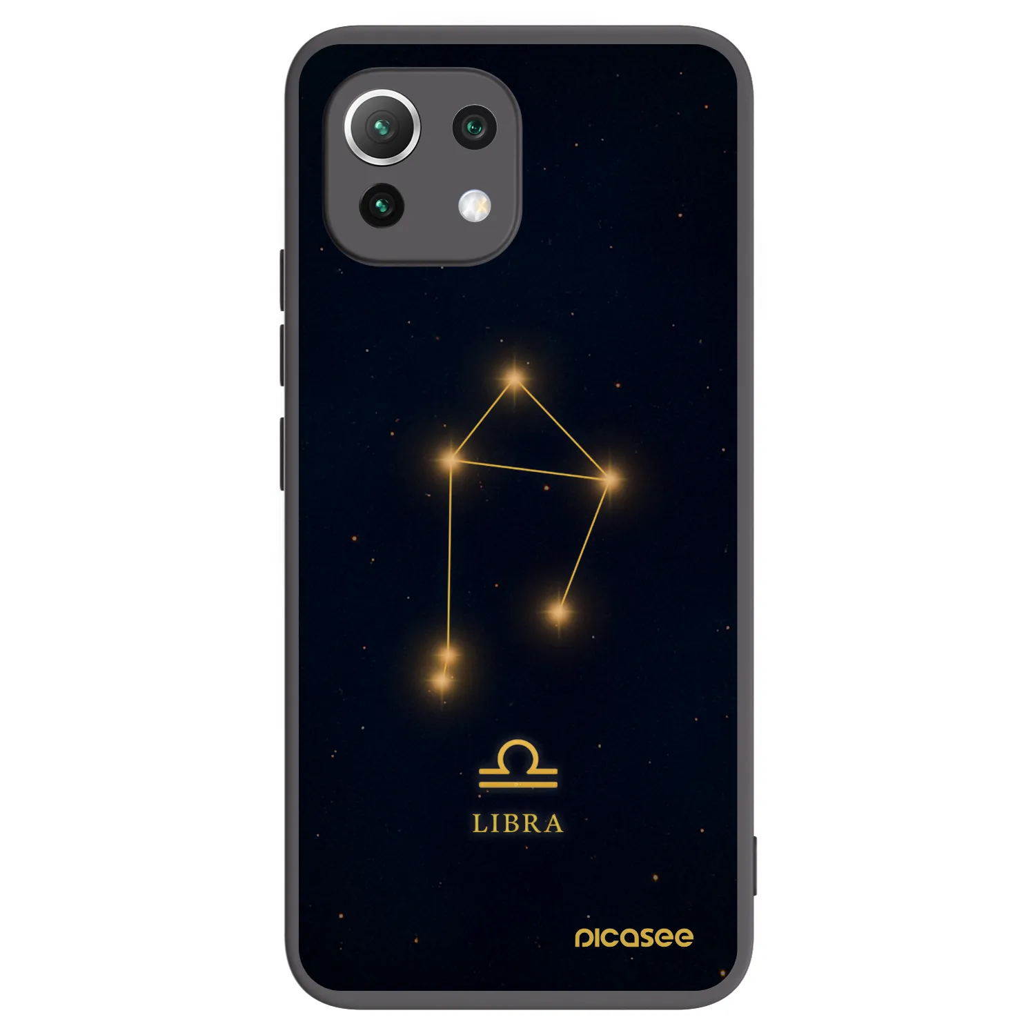 Picasee silikonski črni ovitek za Xiaomi 11 Lite 5G NE - LIBRA