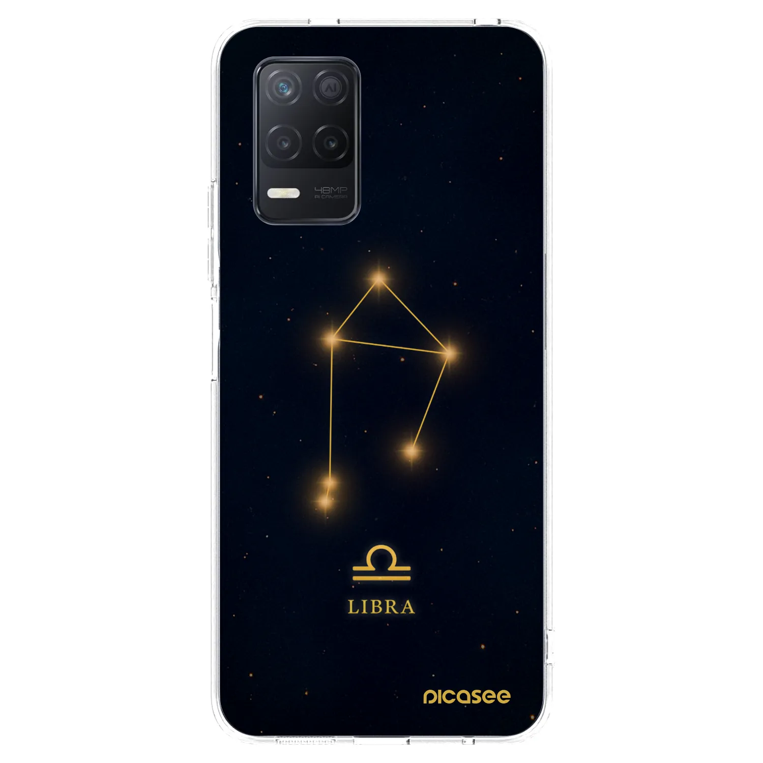 Picasee silikonski prozorni ovitek za Realme 8 5G - LIBRA