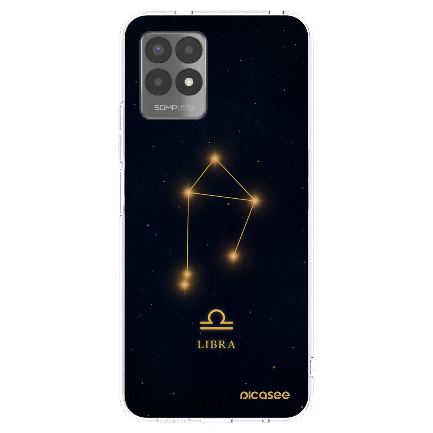 Picasee silikonski prozorni ovitek za Realme 8i - LIBRA