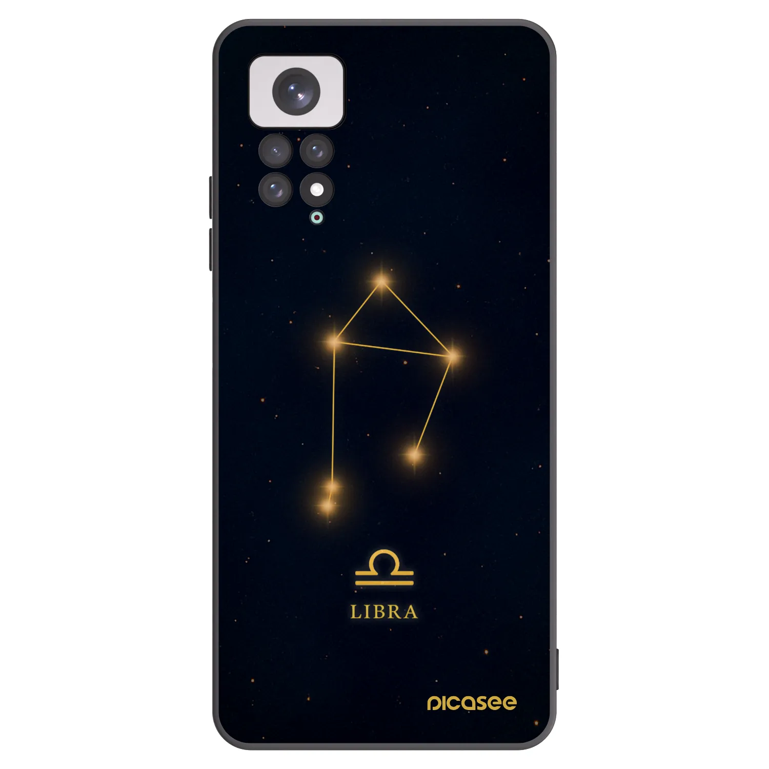 Picasee silikonski črni ovitek za Xiaomi Redmi Note 11 - LIBRA