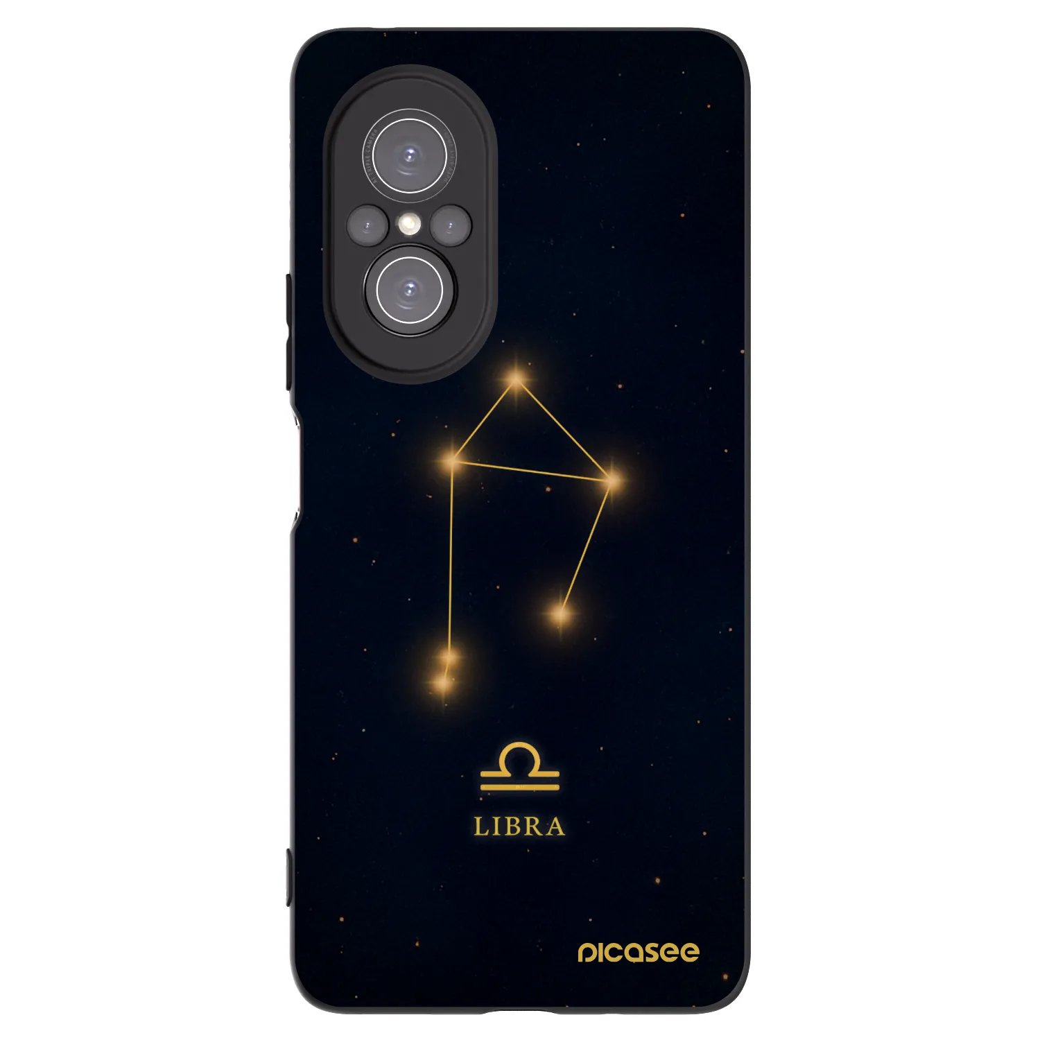 Picasee silikonski črni ovitek za Huawei Nova 9 SE - LIBRA