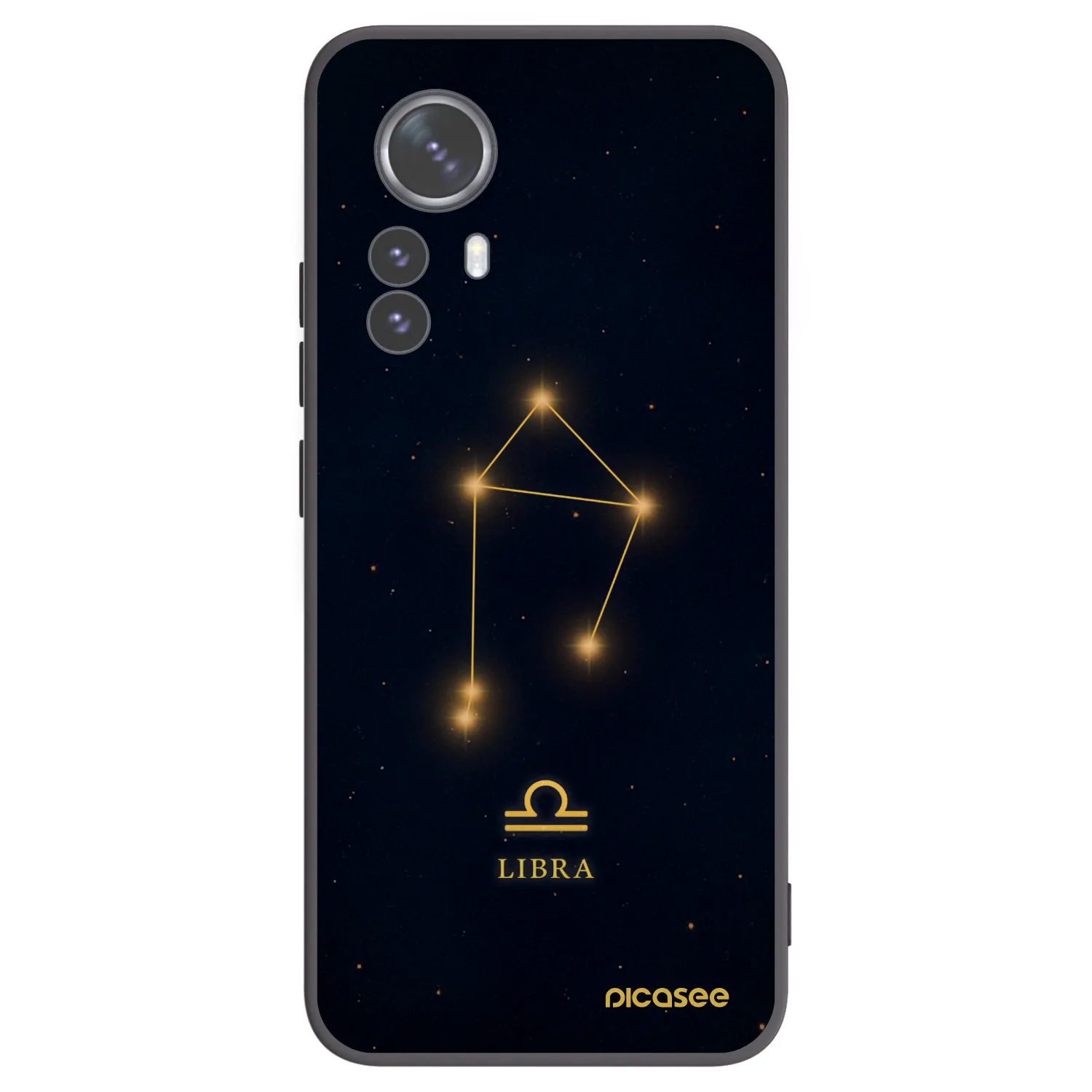 Picasee silikonski črni ovitek za Xiaomi 12 Pro - LIBRA