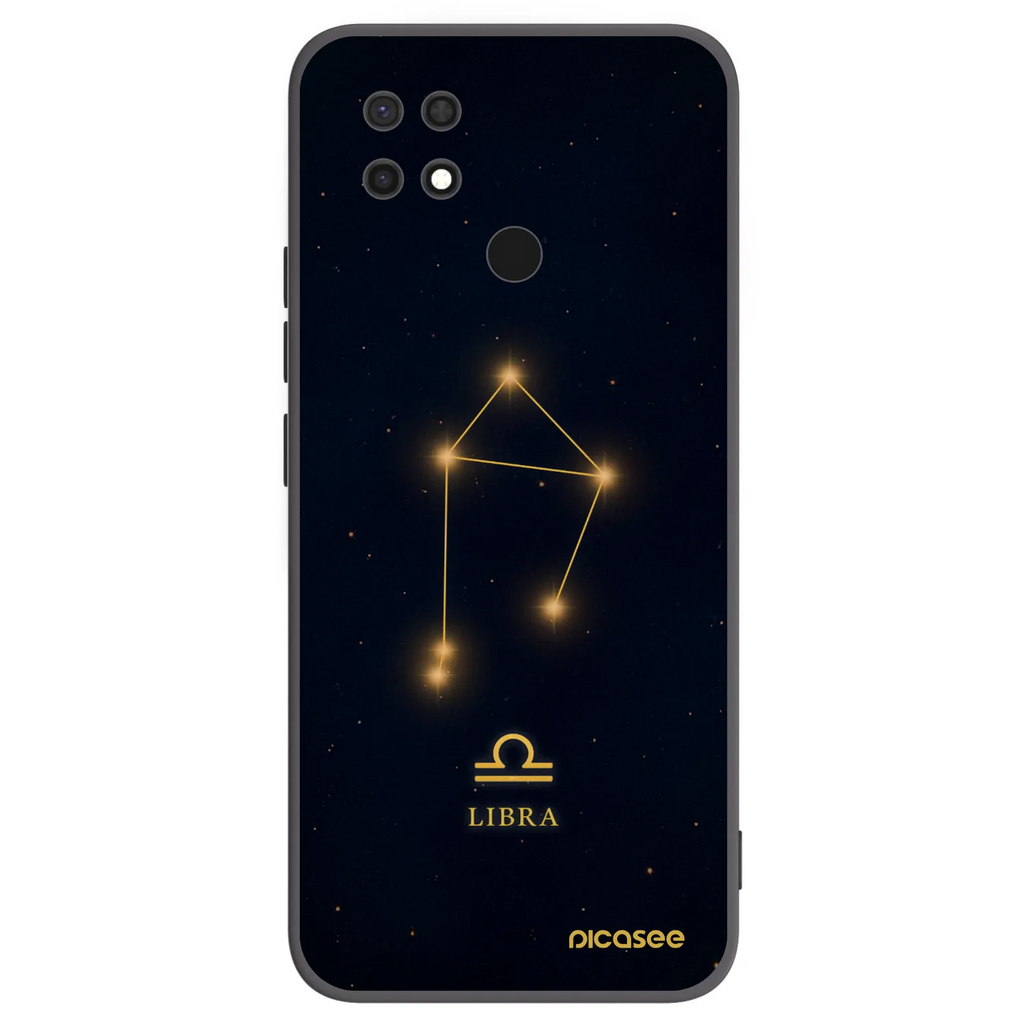 Picasee silikonski črni ovitek za Xiaomi Redmi 10C - LIBRA